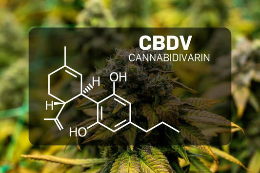 Chemische structuur van Cannabidivarine (CBDV)