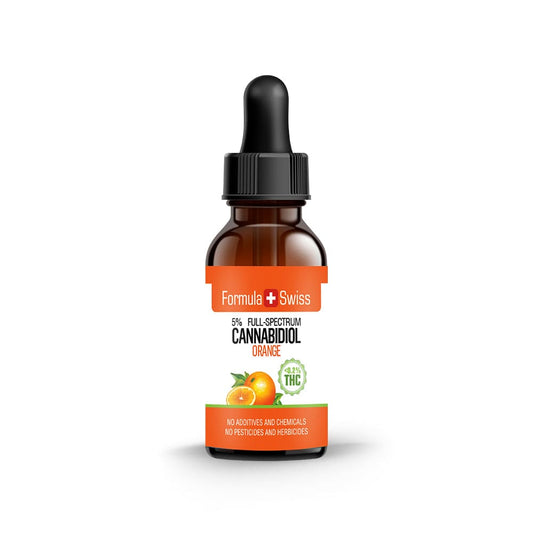 CBD-olie in sinaasappelolie 0.2% THC
