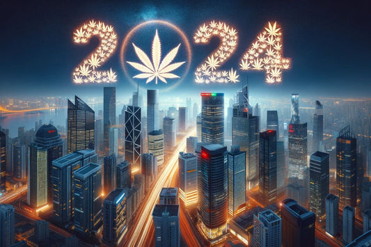 2024 met cannabisblad