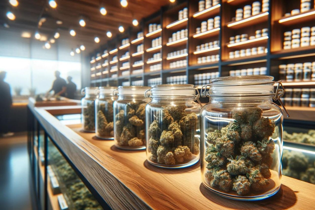 Potje cannabis bij een Cannabis Dispensary