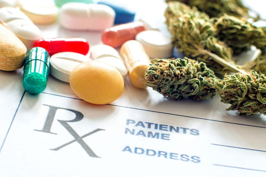 Pillen op recept en medicinale cannabis