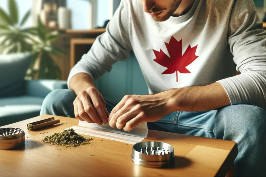 Canadese man met cannabis