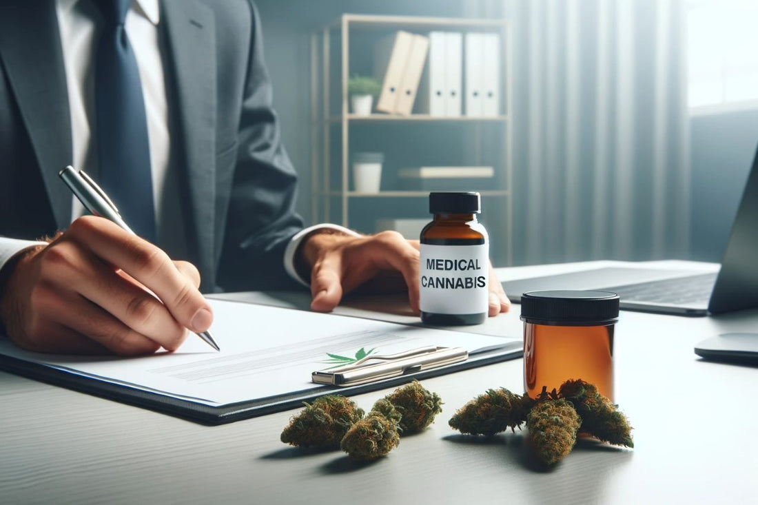 Medische cannabis op tafel