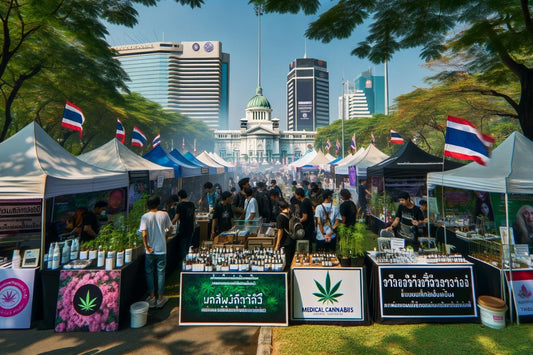Cannabisbeurs in Thailand