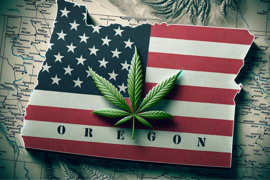  Vlag van de VS, Cannabis, Oregon