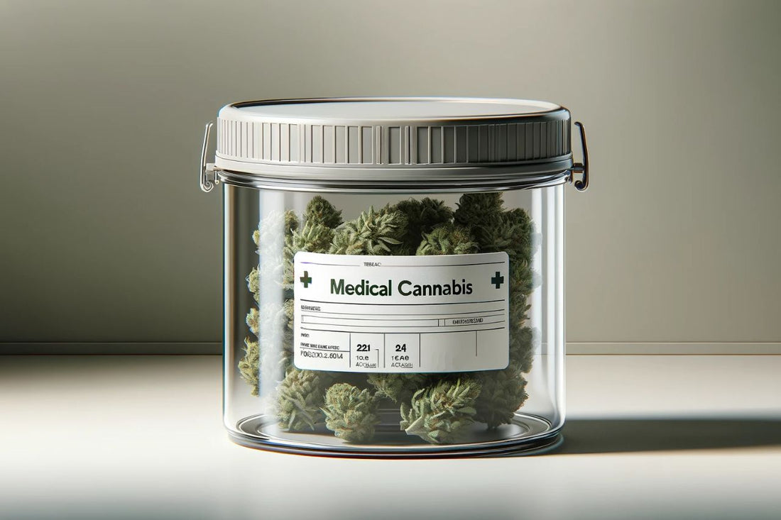 Een container vol medische cannabis