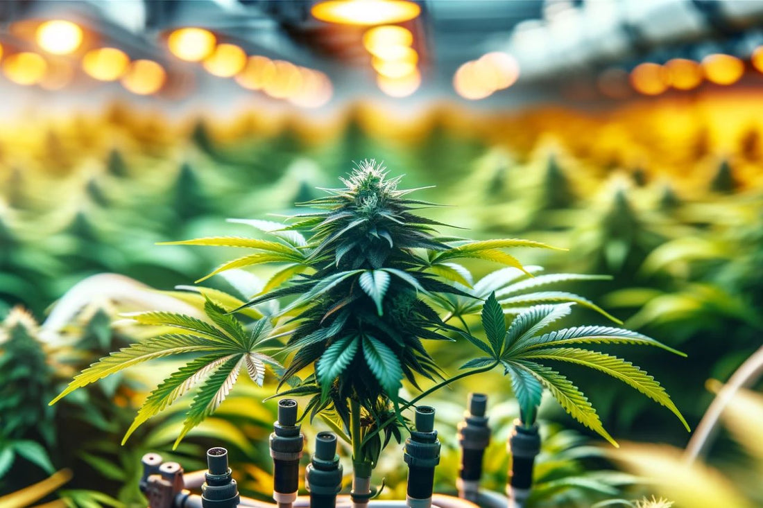 Een cannabisplant