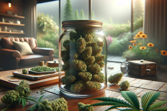 Een pot cannabis 