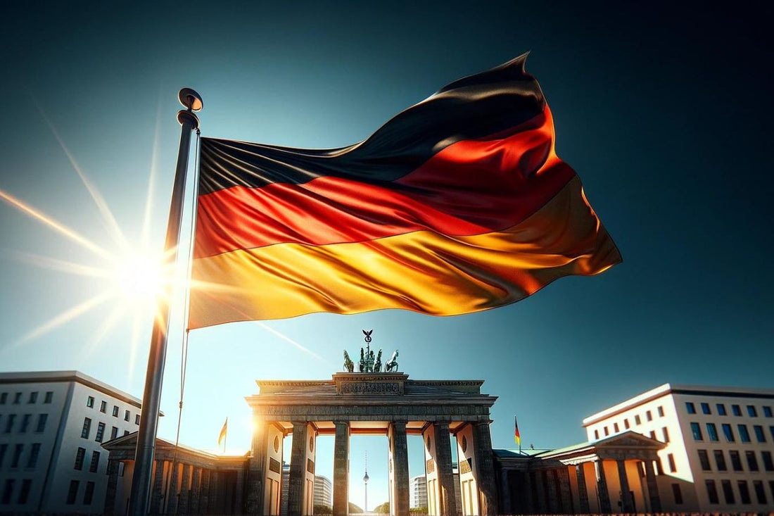 Zwaaien met Duitse vlag