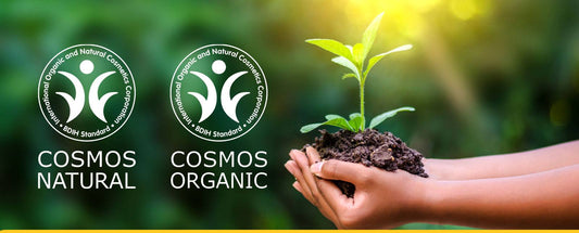 Wij zijn begonnen met de COSMOS ORGANIC certificering voor cosmetica
