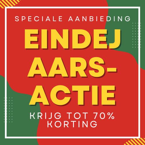 Eindejaarsuitverkoop – bespaar 40–70 %