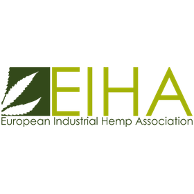 European Industrial Hemp Association (EIHA) logo with a green leaf symbol and organisation name.
